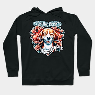 Stealing Hearts Beagle Style Hoodie